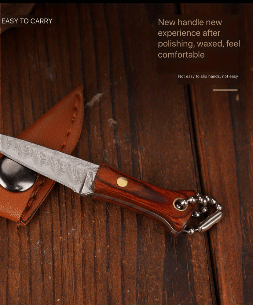 Stainless Steel Knife Package Opener With Acacia Wood Handle - Temu