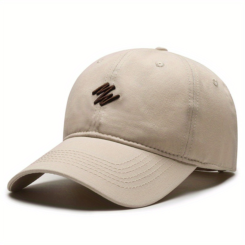 Embroidery Baseball Cap Solid Casual Dad Hat Unisex Adjustable Sun Hats