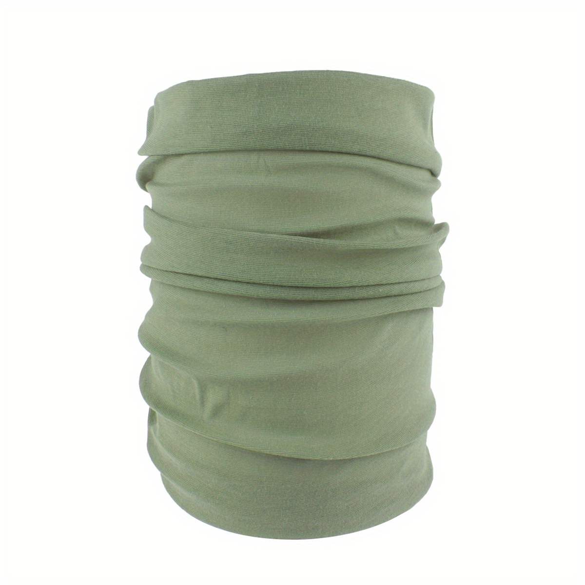Solid Breathable Neck Gaiter Multifunctional Cover Mask