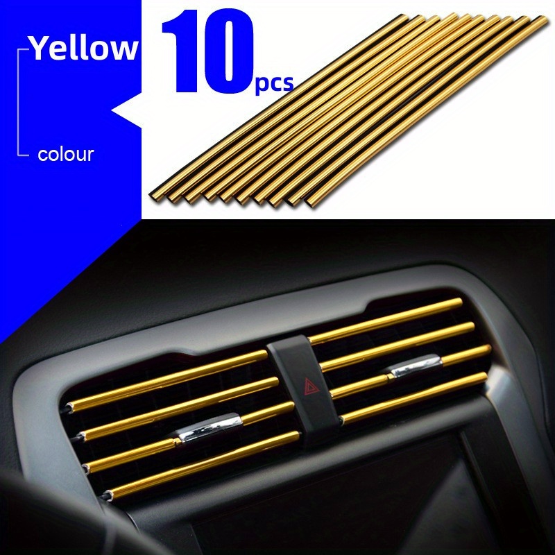 Presa Daria Striscia Decorativa Interni Auto Striscia Decorativa Universale  A Forma U Presa Aria Condizionata Auto Striscia Decorativa Morbida Accessori  Interni, Spedizione Gratuita I Nuovi Utenti