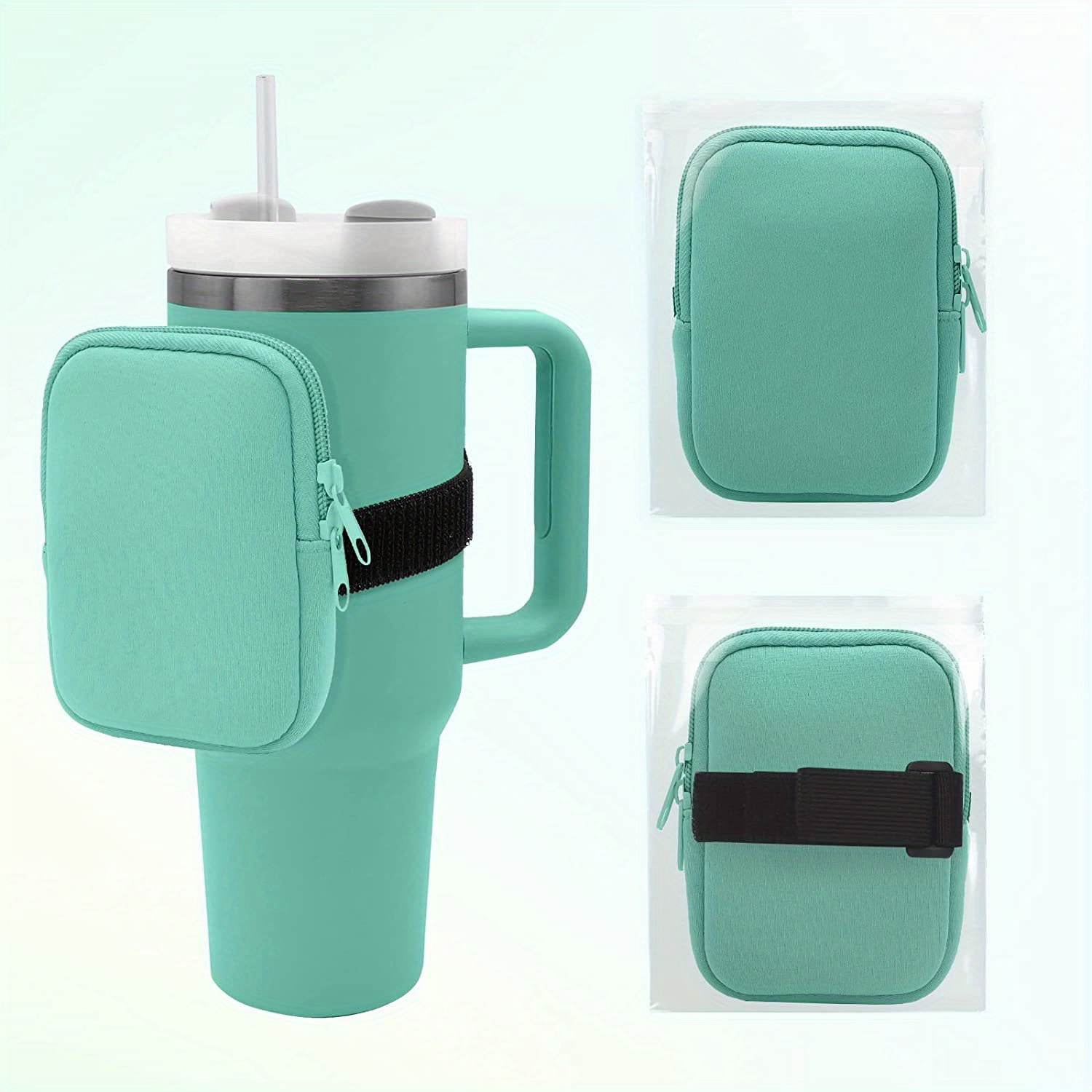 Multifunctional Water Bottle Pouch For Stanley Water Cup, Portable Cotton  Pocket For Cards, Keys, Wallet, Earphone - Temu