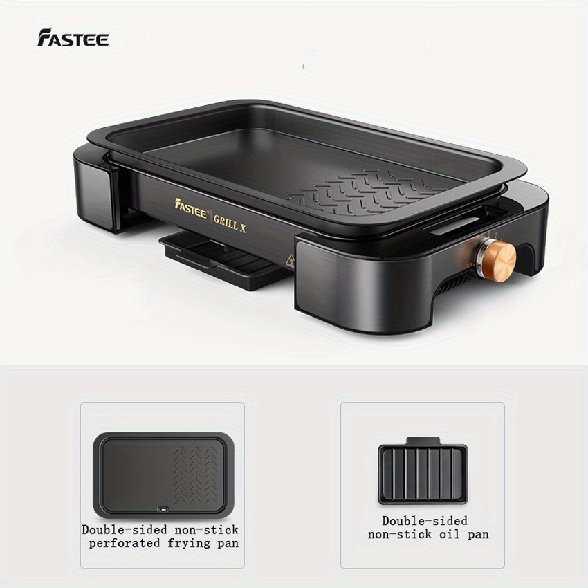 Fastee Export Original Electric Grilling Pan Smokeless Barbecue