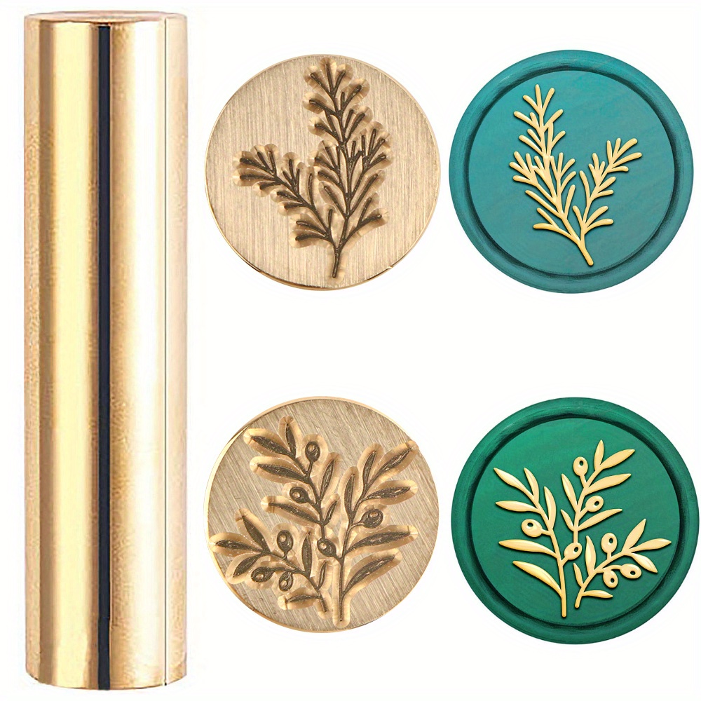 Elegant Wax Seal Stamp 2 Sides Mini Brass Column Perfect For - Temu