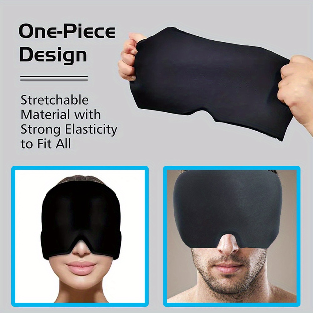 Headache Relief Hat Cooling Gel Ice Migraine Stretchy Stress Relief