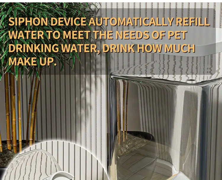 Automatischer Schwerkraft-Haustierfutterautomat Und Wasserspender-Set Für Hunde Und Katzen - Bequeme Und Hygienische Fütterungslösung Details 15