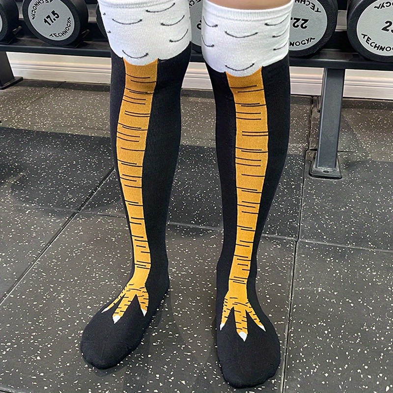 Chicken Feet Funny Socks, Moisture Wicking Cute Fitness Workout Casual Socks  - Temu Bahrain