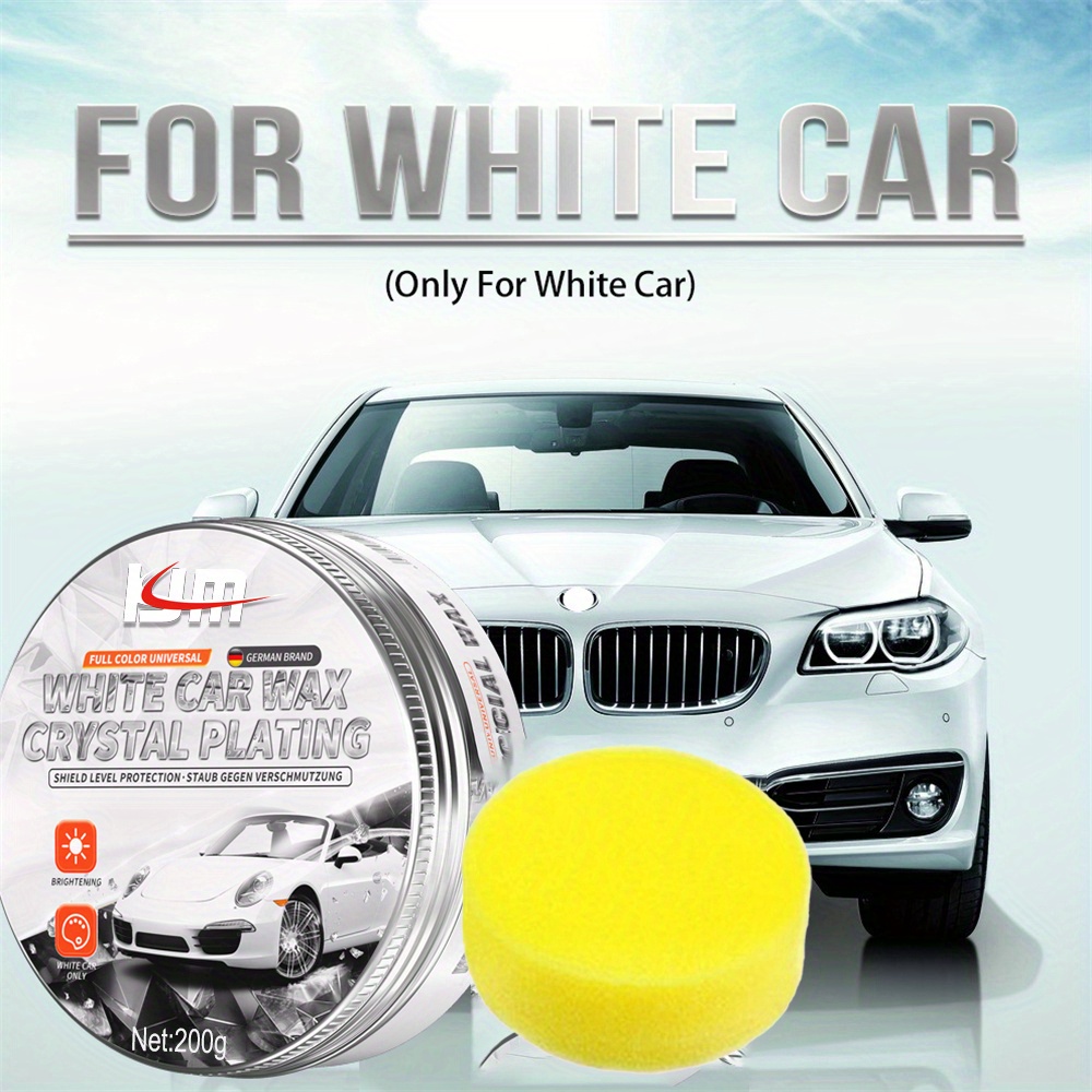 Car Polish Wax - Make Your Car Bright With Roung Sponge! - Temu