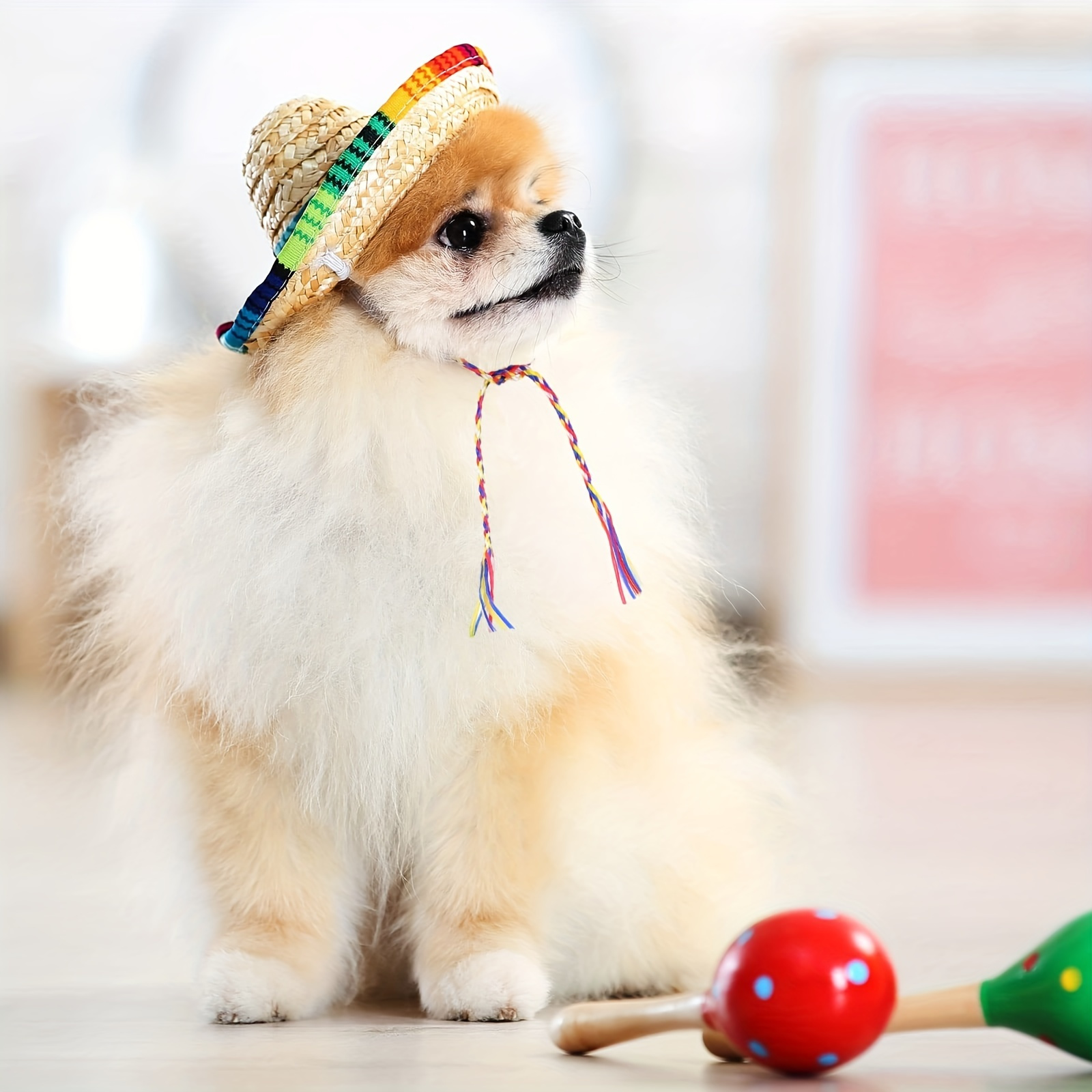 Chapeau chaud coupe-vent pour chiens, boule moelleuse, accessoires pour  chiots, bouledogue français, Chihuahua, hiver