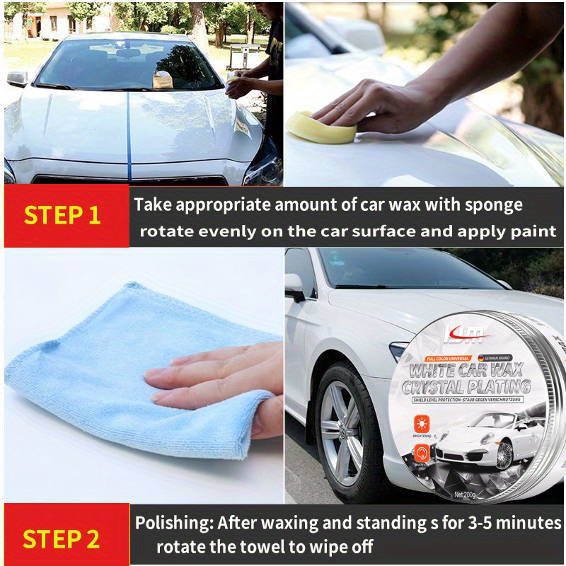 200g Car Polish Wax Kit Get A Professional With Easy To Use Car Care  Coating - Automotive - Temu Hungary