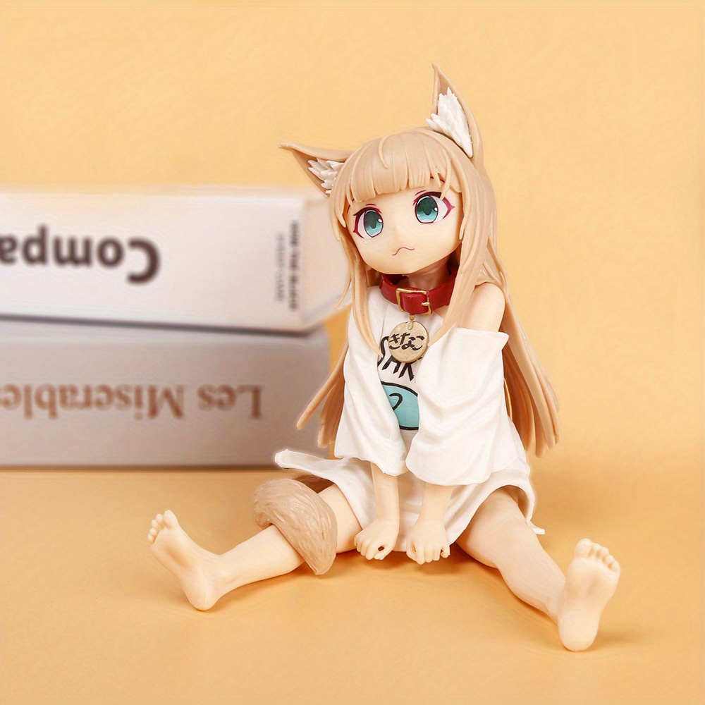 Face changing Cat Cat Eating Fish Yellow Bean Cat Girl Temu