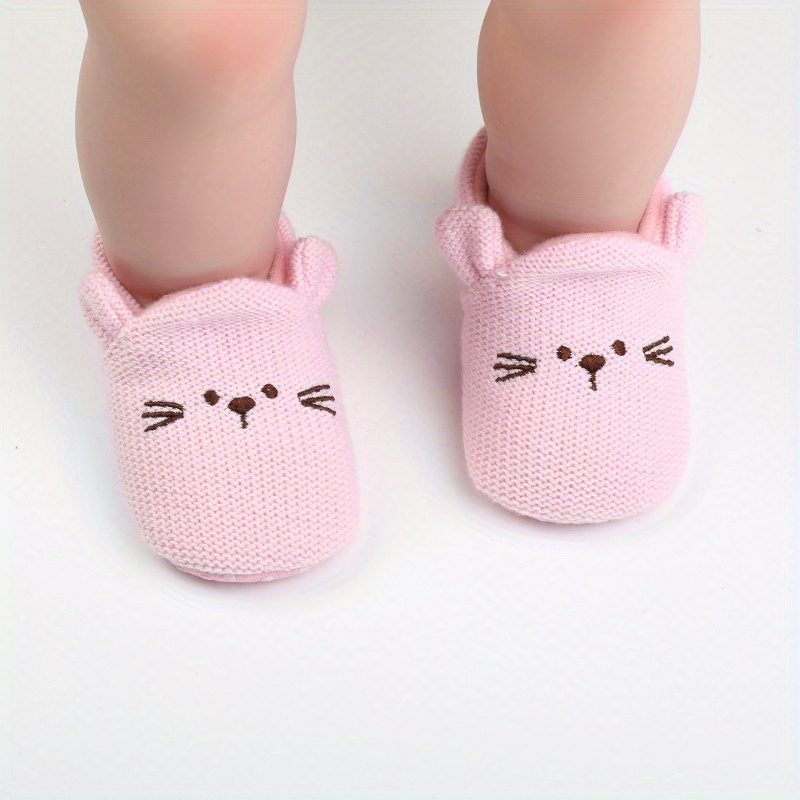 couleur rose taille 30-36 mois Chaussettes antidérapantes pour bébé,  chaussures de dessin animé pour nouveau-né printemps automne