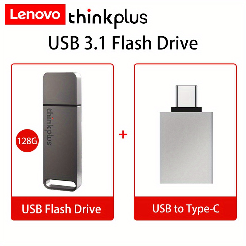 Thinkplus 1 Pièce Clé Usb 128 Go 256 Go 512 Go 1 To 2 To, Memory