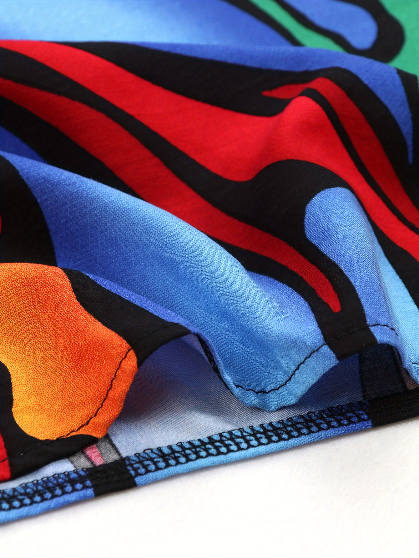 Tie Dye Batwing Sleeve Oversized Dress Vacation V Neck Loose Temu