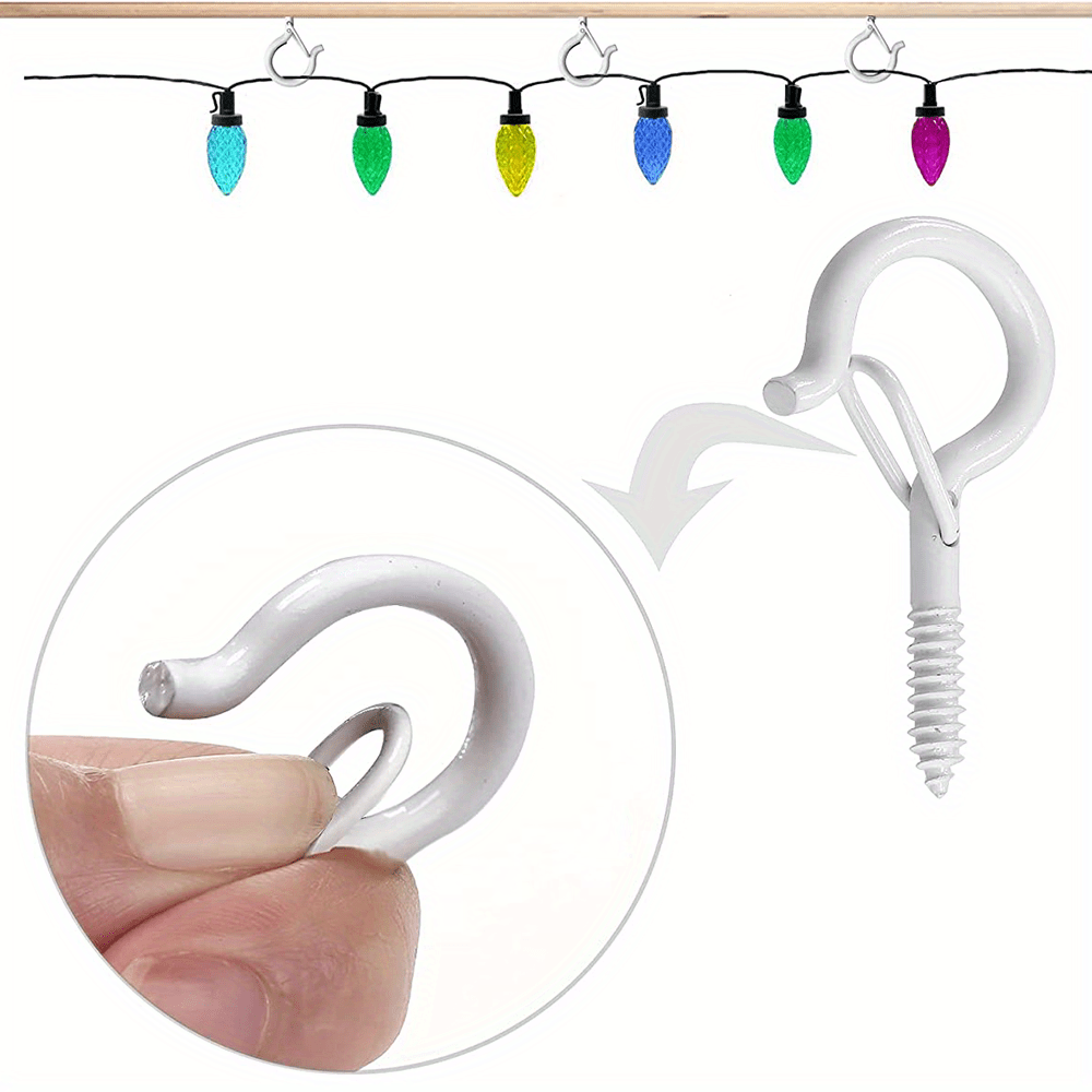 Q hanger Light Hooks Outdoor String Lights Plants Wing Nut Temu