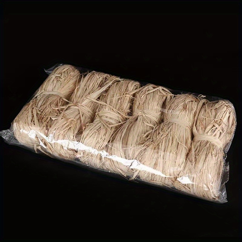 Natural Raffia Fibre Paper Ribbon, Natural Raffia Grass Ribbon, For Florist  Bouquet, Gift Wrapping, Woven Decoration, Country Home Decor - Temu