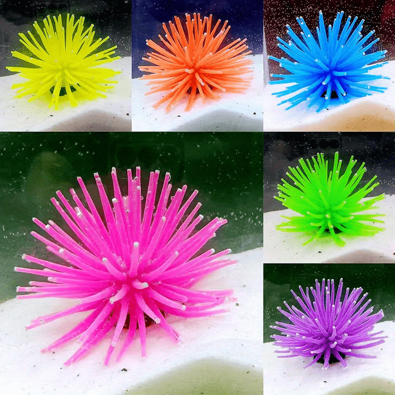 Artificial Glitch Plants Simulated Long Twig Sea Urchin Fake