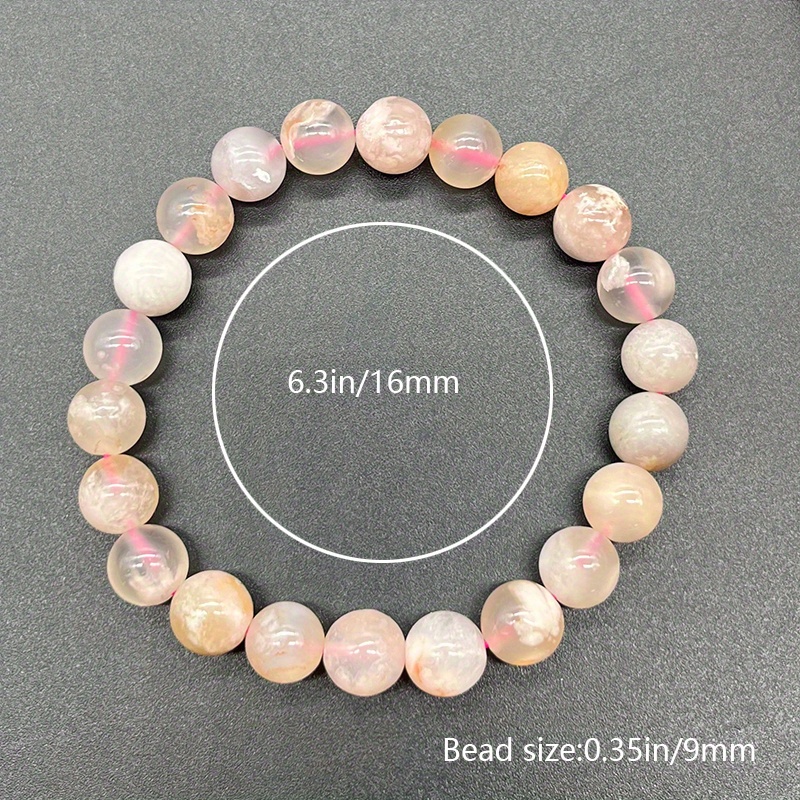 TEMU Artificial Sakura Bracelets, Crystal Bracelets, Fashion Bracelets, Unisex Crystal Bracelets