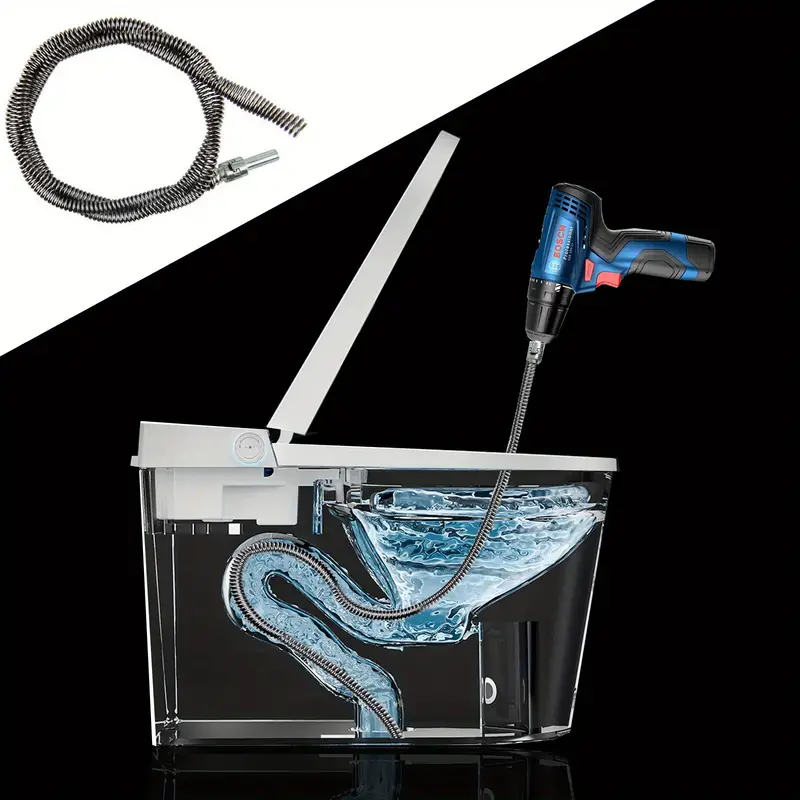 eliminate clogged toilets and pipes instantly with this electric dredging machine details 0
