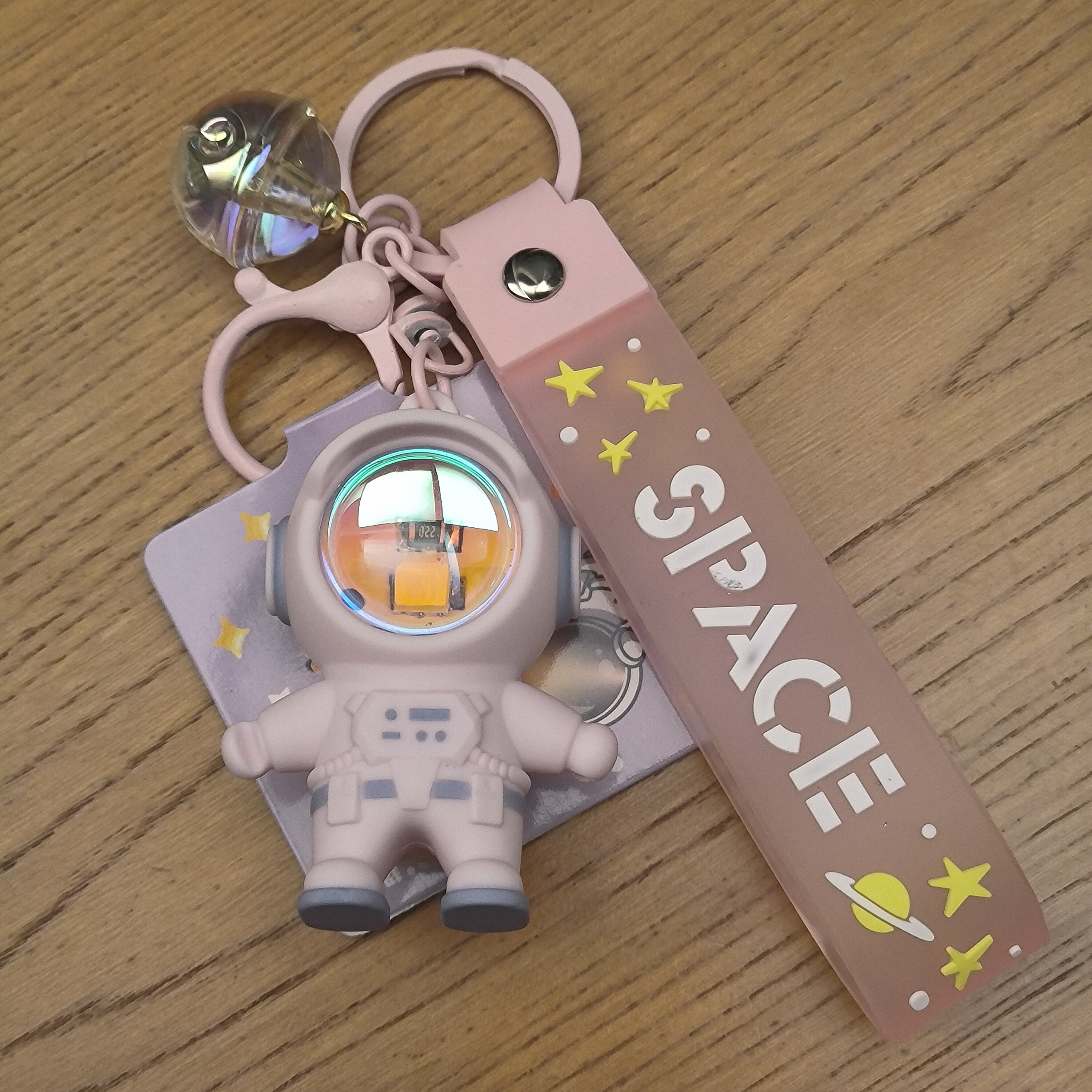 2 Pcs Keyrings Car Keys Cute Astronaut Keychain Astronaut Keyring Pendant  Space Lover Gifts Bag Hanging Pendant Space Bag Charm