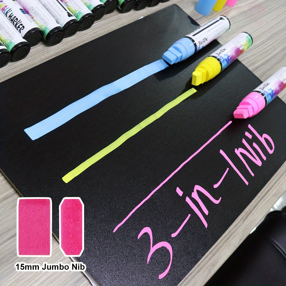 Fine Print Color Erasable Liquid Chalk Small Blackboard - Temu