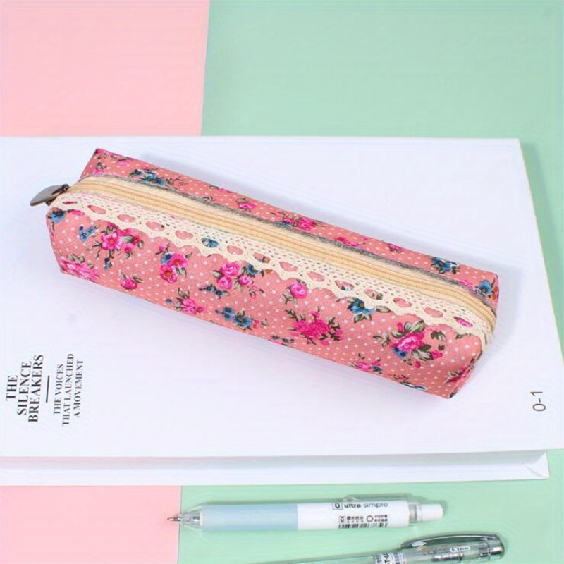Floral Pencil Case - Temu