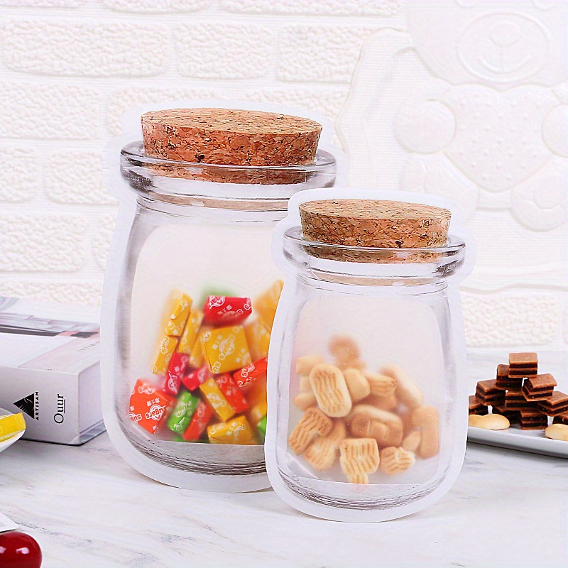 Zipper Bag Food Storage Zip Lock Bag For Biscuit Cookie - Temu