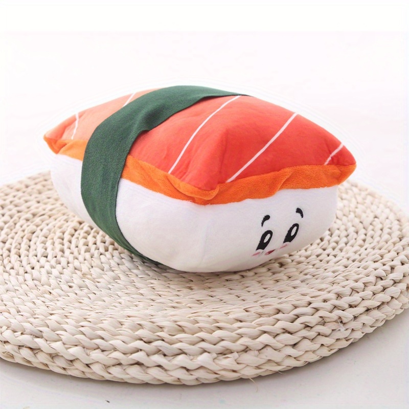 Cuddle Up With Delicious Sushi: Soft Stuffed Sushi Plush Pillow Toy Gifts -  Temu