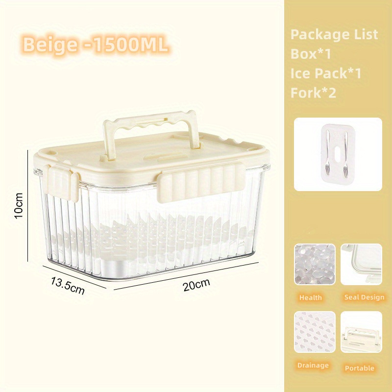 Forks Kitchen Storage Bins Plastic Small Cube Containers Clear