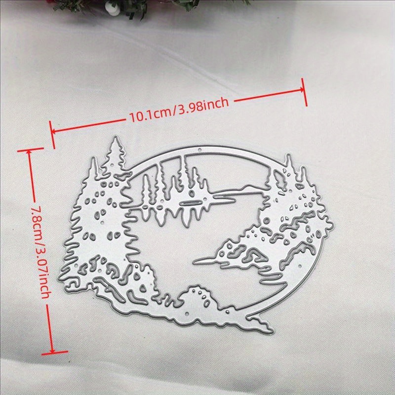 Mountain, Water, And Lake Cutting Die