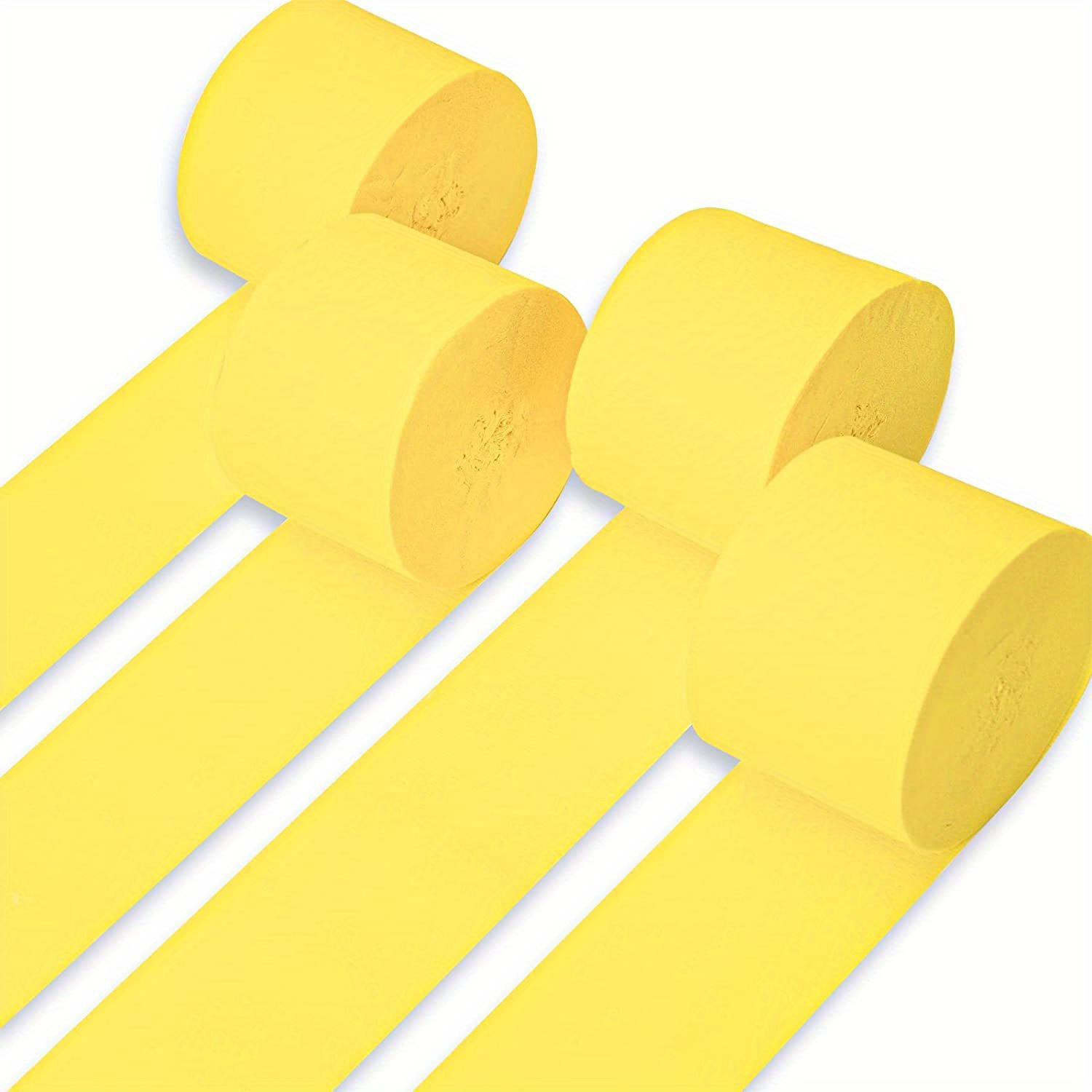 Yellow Crepe Paper Streamer