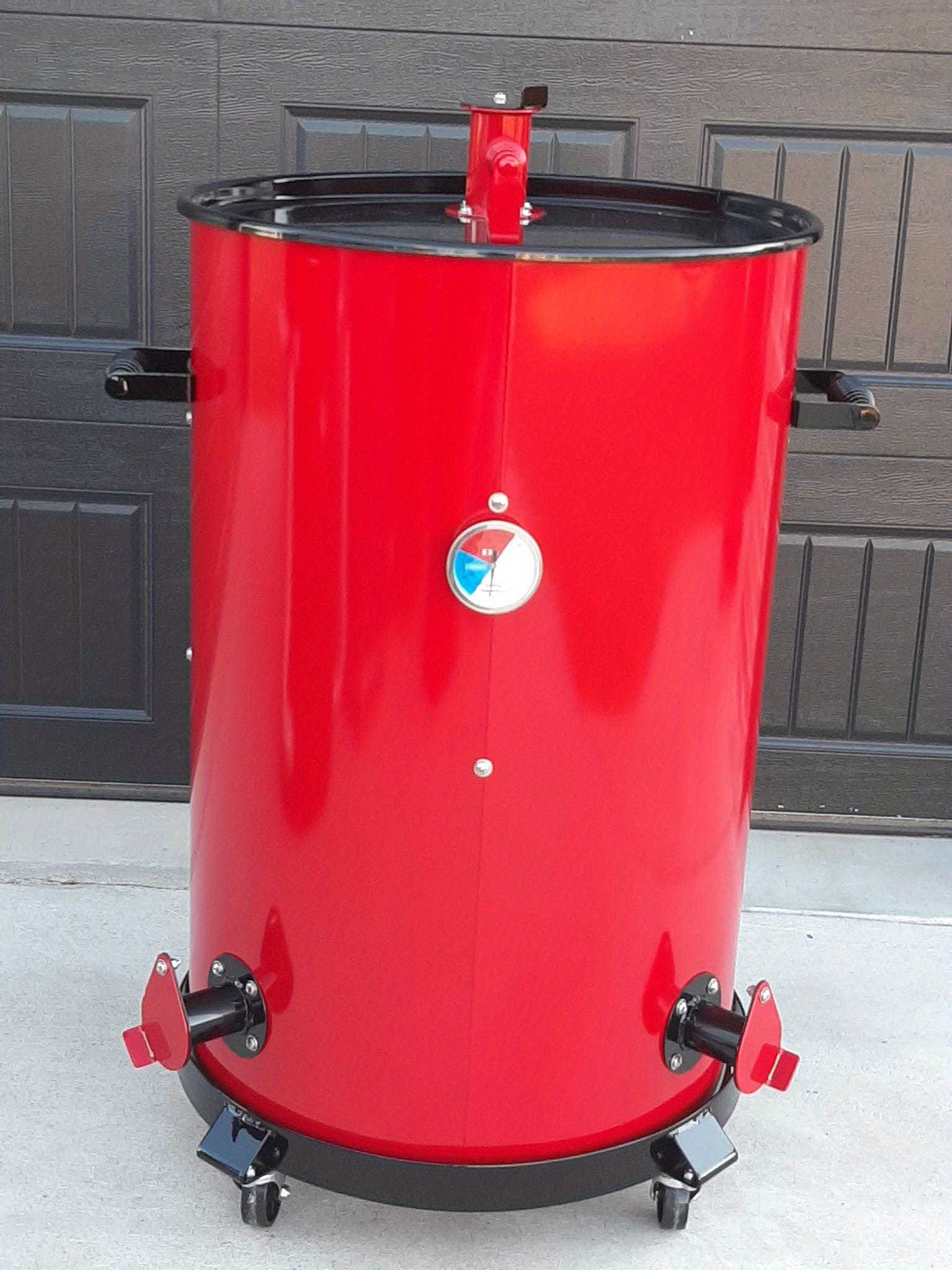 1pc Stainless Steel Temp Gauge Bbq Charcoal Grill Temperature Gauge