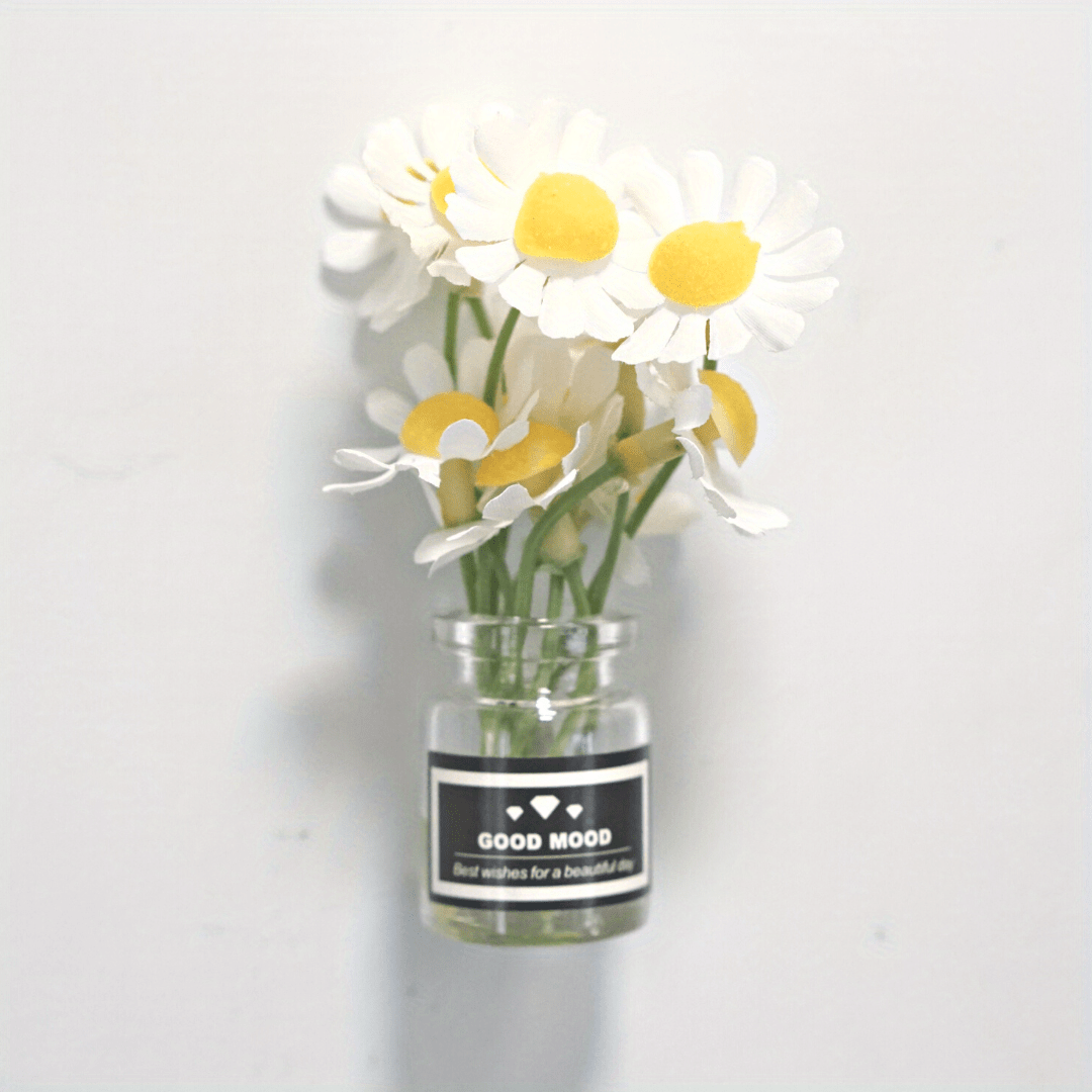 6/12pcs Aimants de Réfrigérateur Mini Plante Succulente Vase Bouton Aimant  Réfrigérateur Message Autocollant Outils De