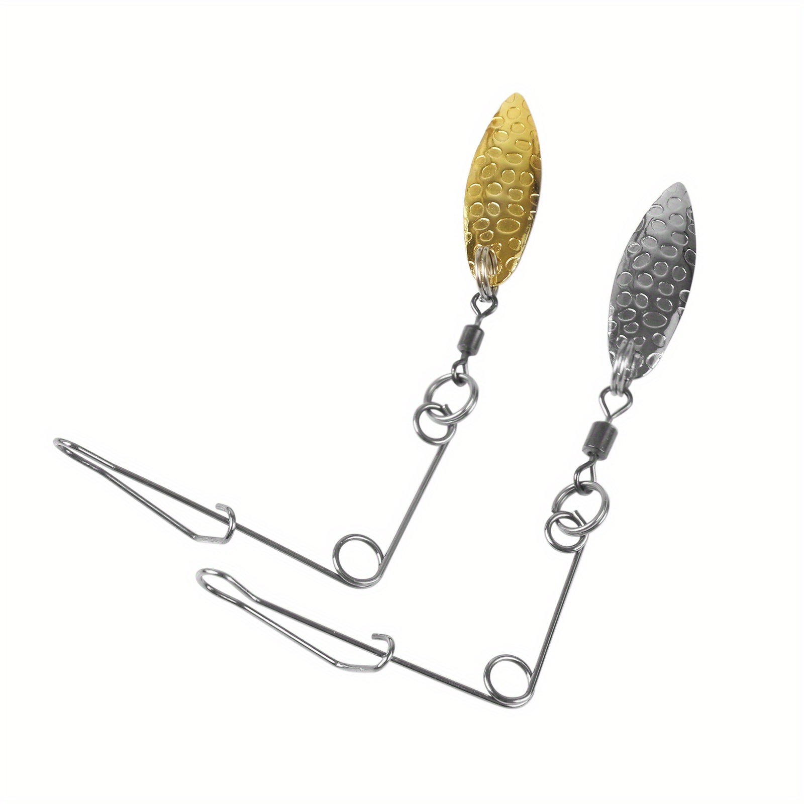 5Pcs 7.2g/9.2g/16.4g Luminous Fishing Hooks With Willow Blades Jig