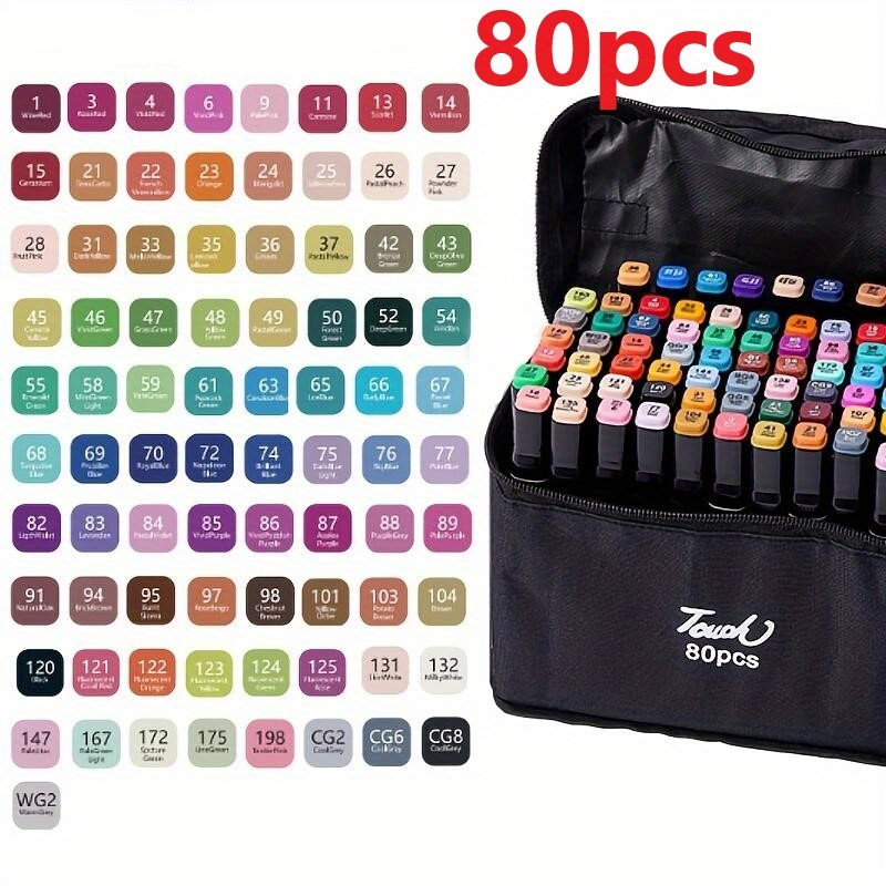Color Art Markers Double ended Sketch Markers Set - Temu