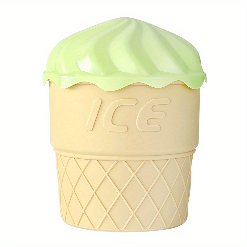 Multi functional Ice Bucket With Lid Ice Cream Cone Shaped - Temu