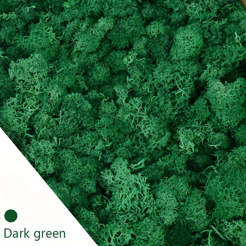 Green Artificial Moss Balls Decorative Stones, Faux Green Moss