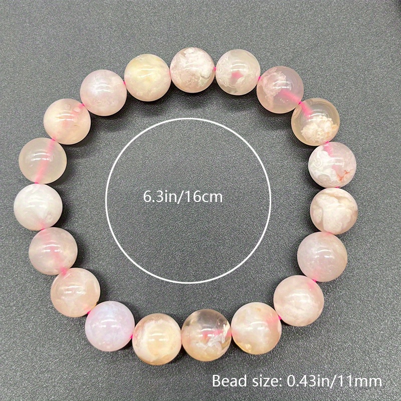 TEMU Artificial Sakura Bracelets, Crystal Bracelets, Fashion Bracelets, Unisex Crystal Bracelets