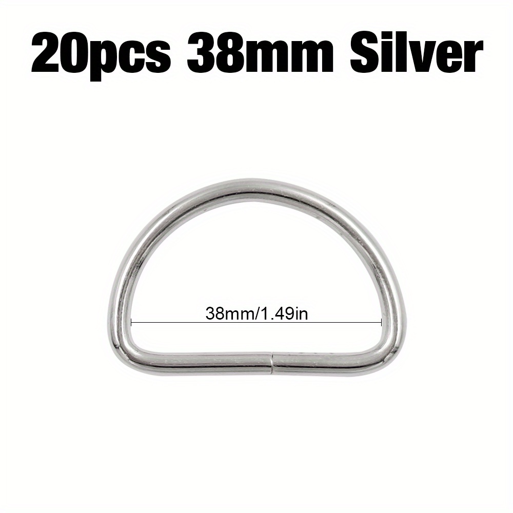 Metal D Ring Adjustable Buckle Clasp For Webbing Backpacks - Temu