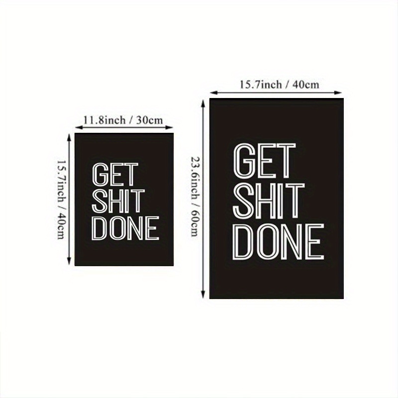 Get shit done (Canvas) - Emotive Works