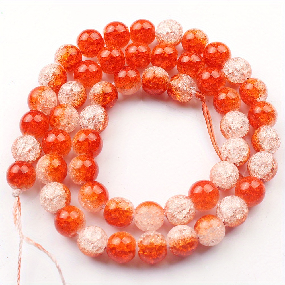 6mm Red Quartzs Crystal Round Beads Natural Stone Loose Spacer Beads DIY  Accessories for Jewelry Charms Bracelet Making