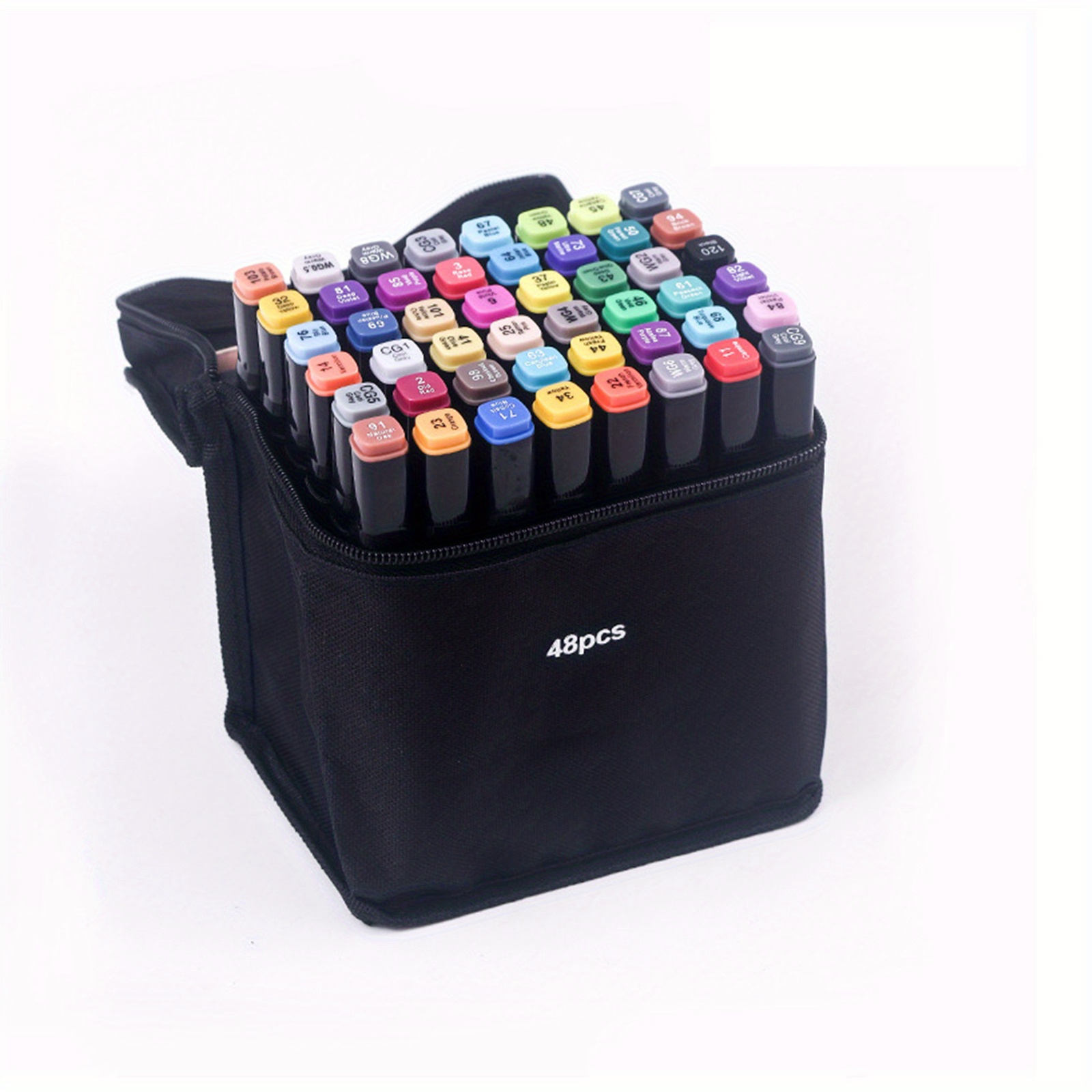 Permanent Marker Pens，for Coloring Art Markers For Kids, Adults Coloring  Book, Double-head Design Equipped With Black Suitcase - Art Markers -  AliExpress