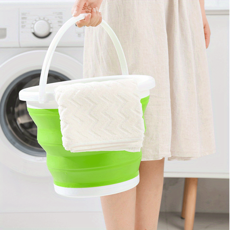 Bucket Collapsible Bucket Silicon Folding Household Fishing Travel Outdoor  Camp Car Bucket Lightweight Storage Washing - AliExpress