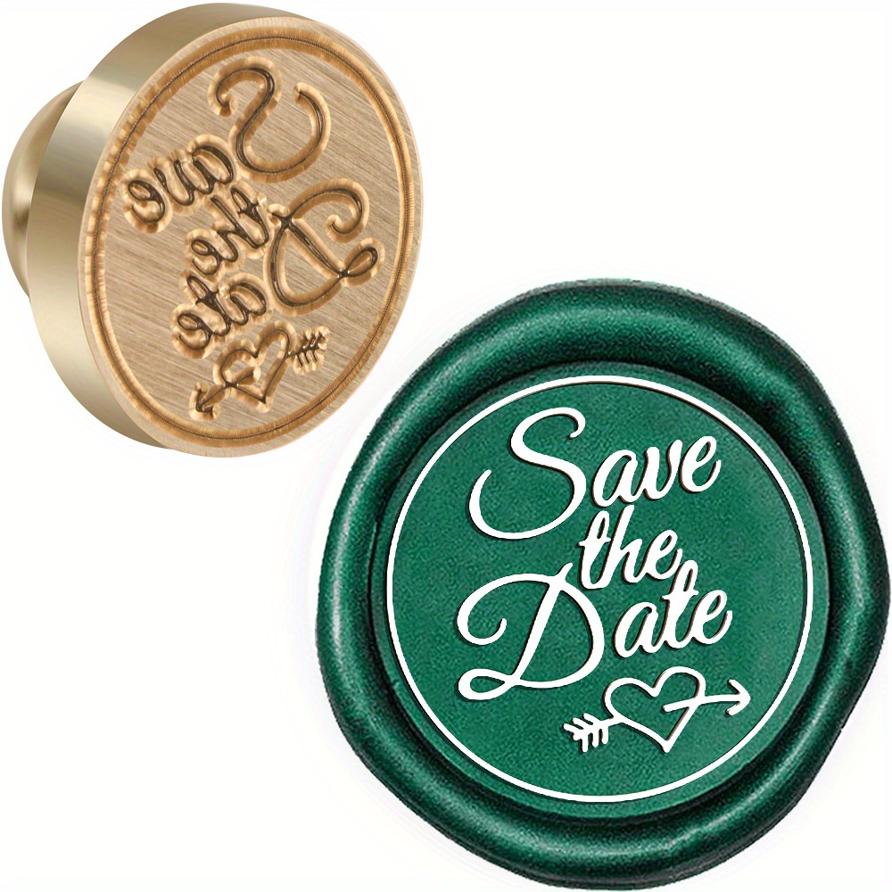 Wax Seal Stamp With Love Vintage Sealing Wax Wedding Stamps - Temu