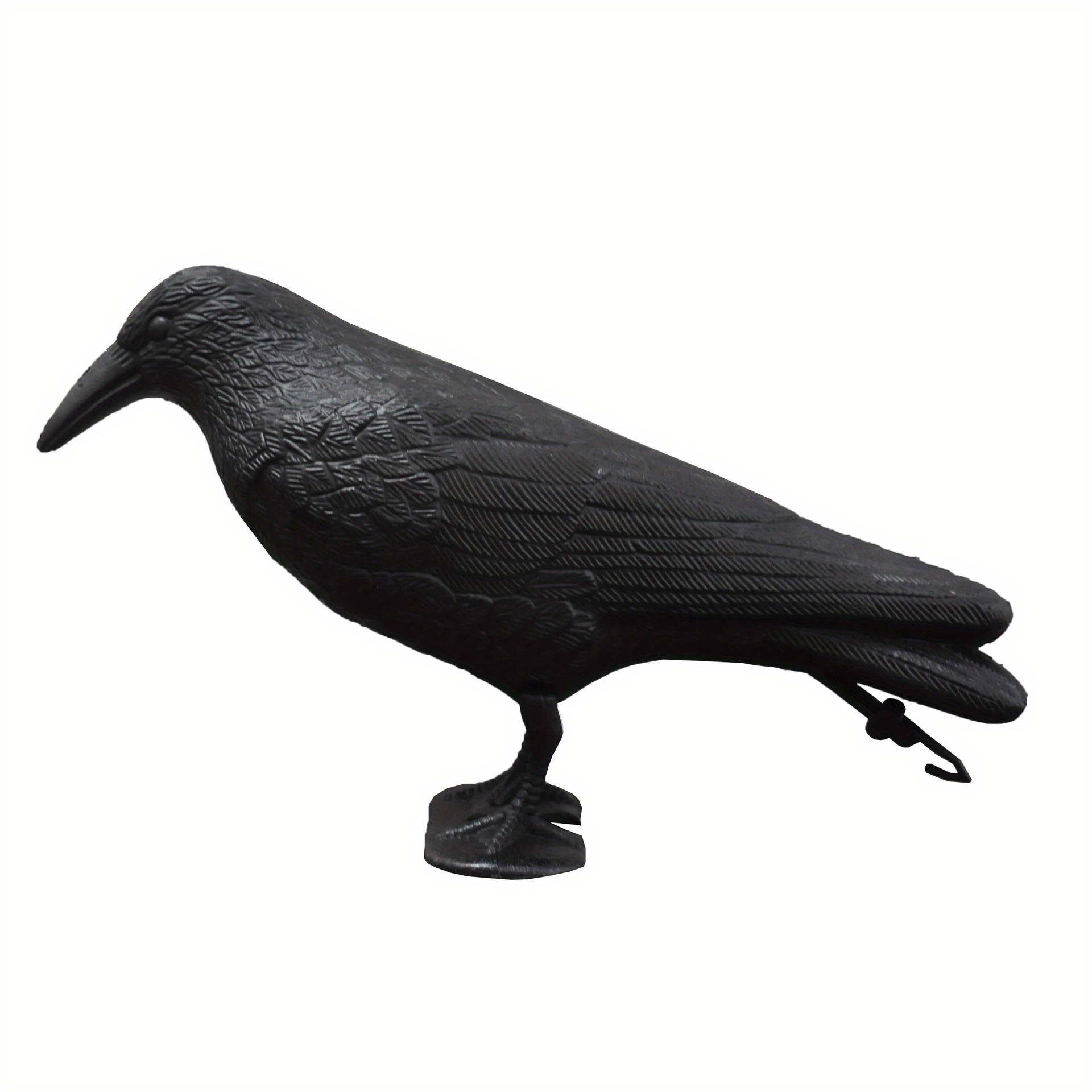 For Home Garden Hunting Decoy Fake Crow Bird Ornament Garden Decor Crow  Statue