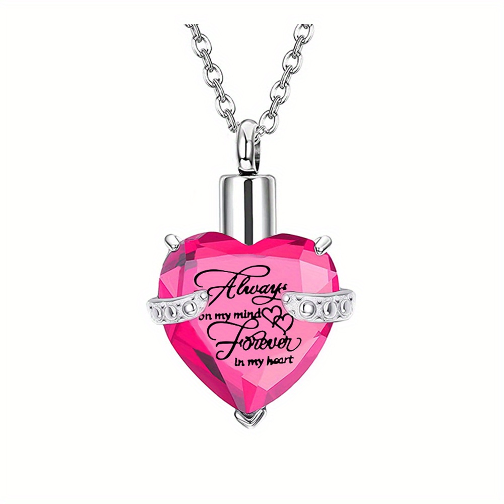 A Piece of My Heart Poetry Memorial Pendant - Circle - Cremation