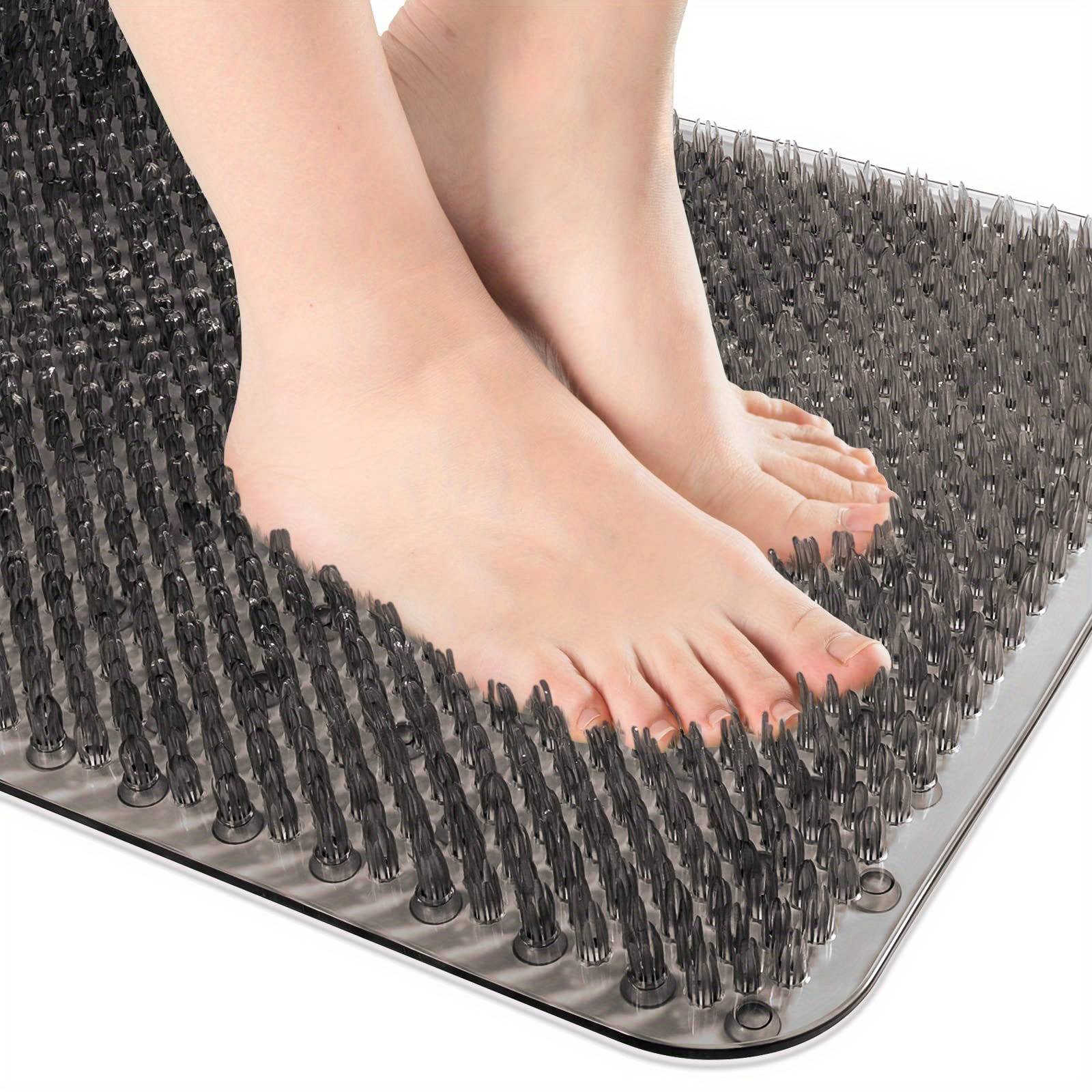 Massage Bath Shower Foot Scrubber Mat Non slip Shower Mat - Temu