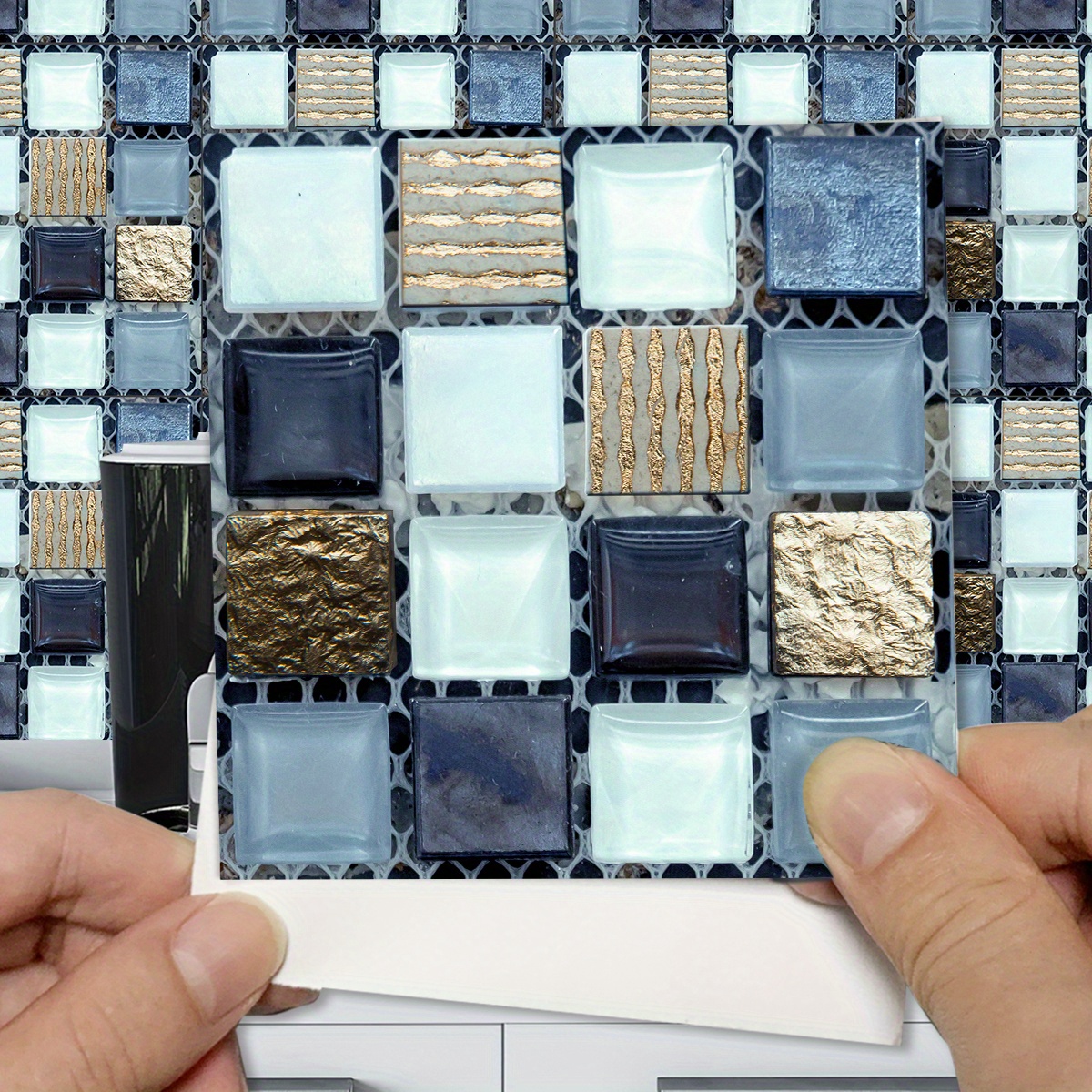 Self-Adhesive Foam Mosaic Squares