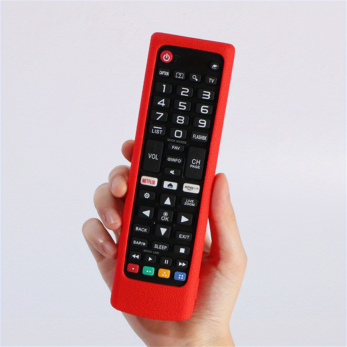 Funda Para Control Remoto Color Rojo Para Lg Smart Tv