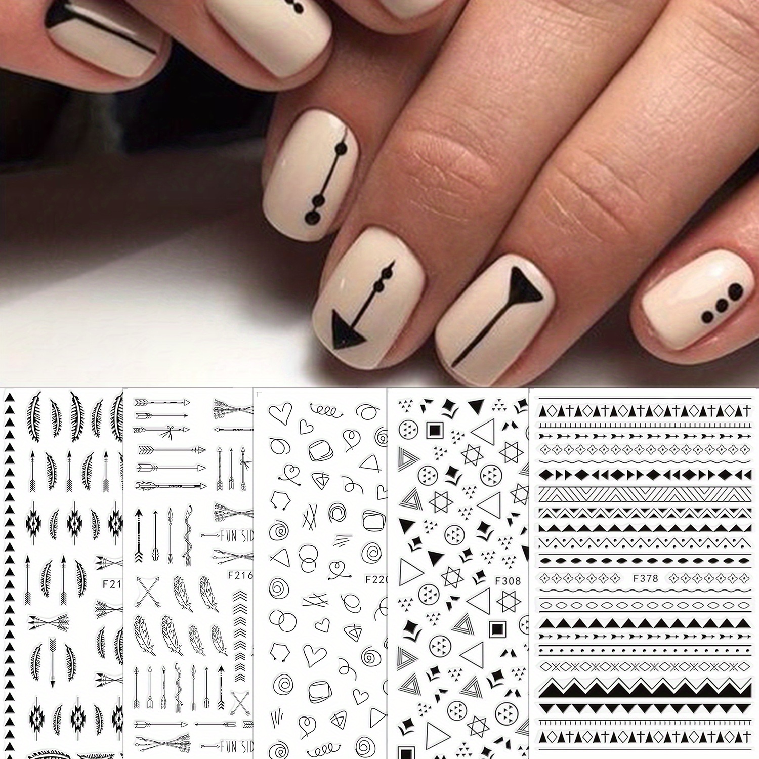 DESIGNER NAIL ART STICKERS