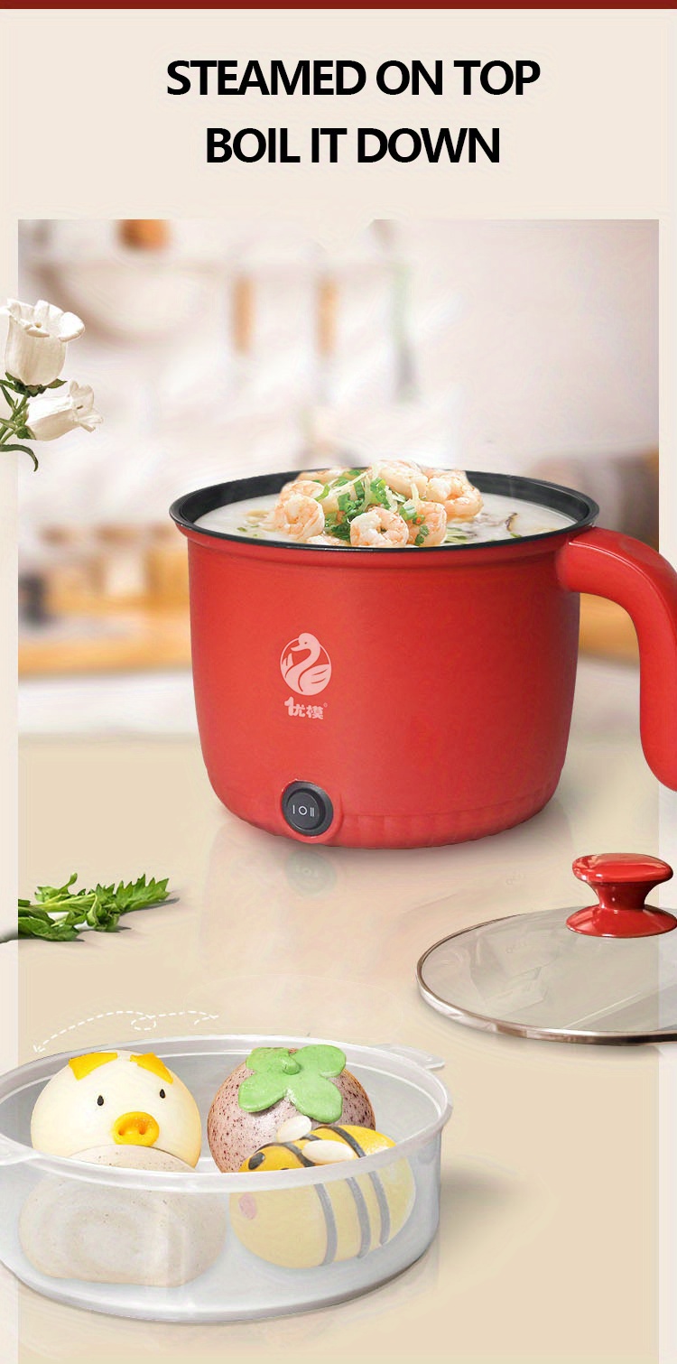 Electric Cooking Pot Multi function Perfect for Apartment and Dormitory  (30C)